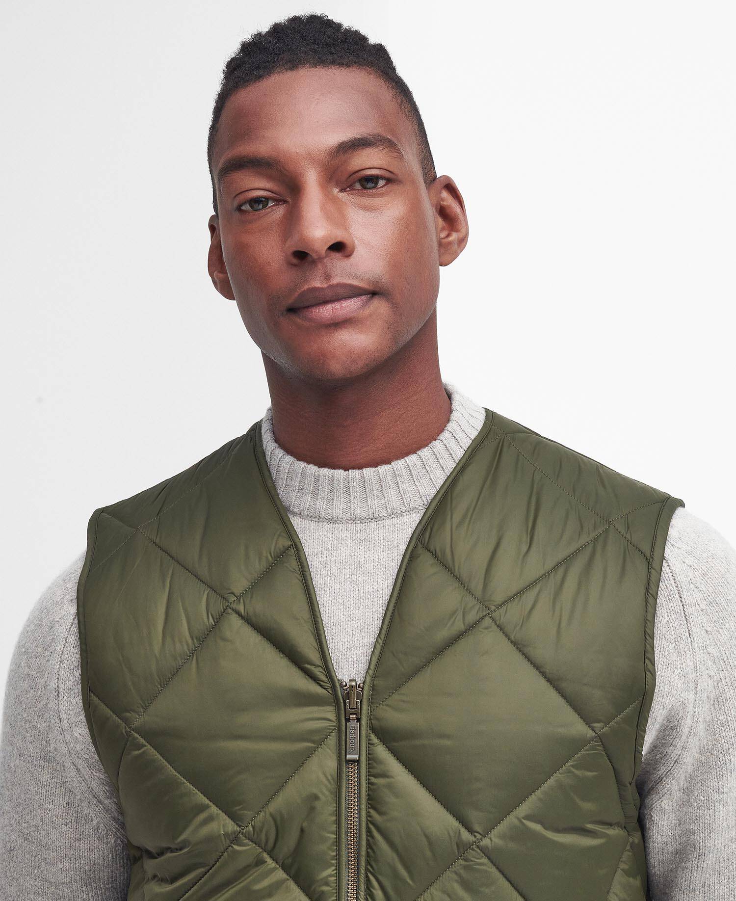 Gilet con trapuntatura a quadri grandi image number 3