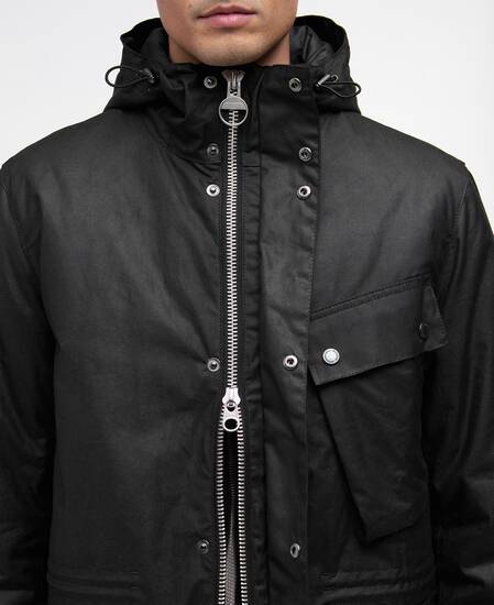 Endley Wax Jacket Black