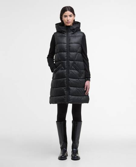 Cecilla Puffer Gilet Black