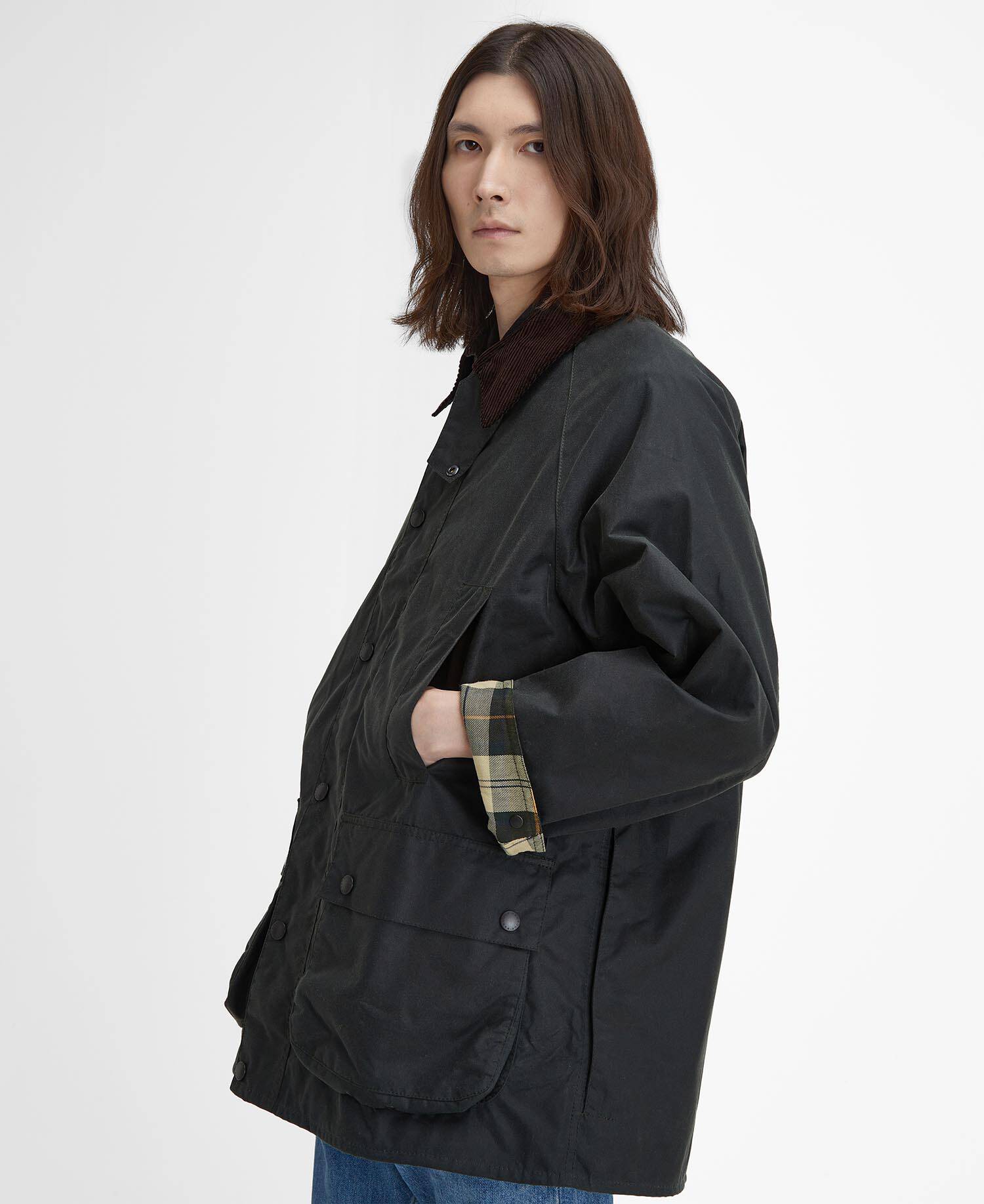 Oversized Beaufort Waxed Jacket image number 5