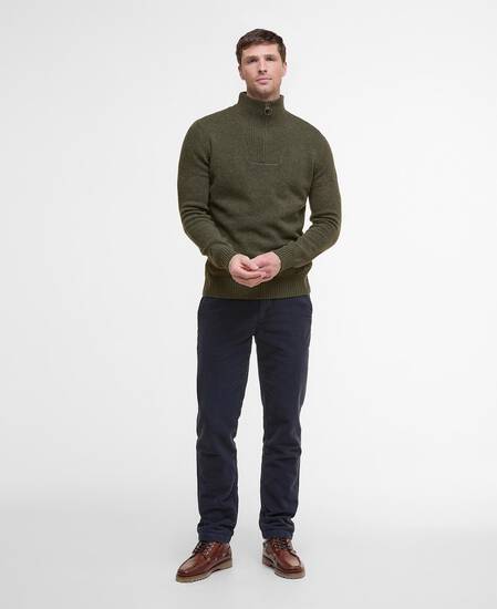Nelson Essential Half-Zip Jumper Seaweed