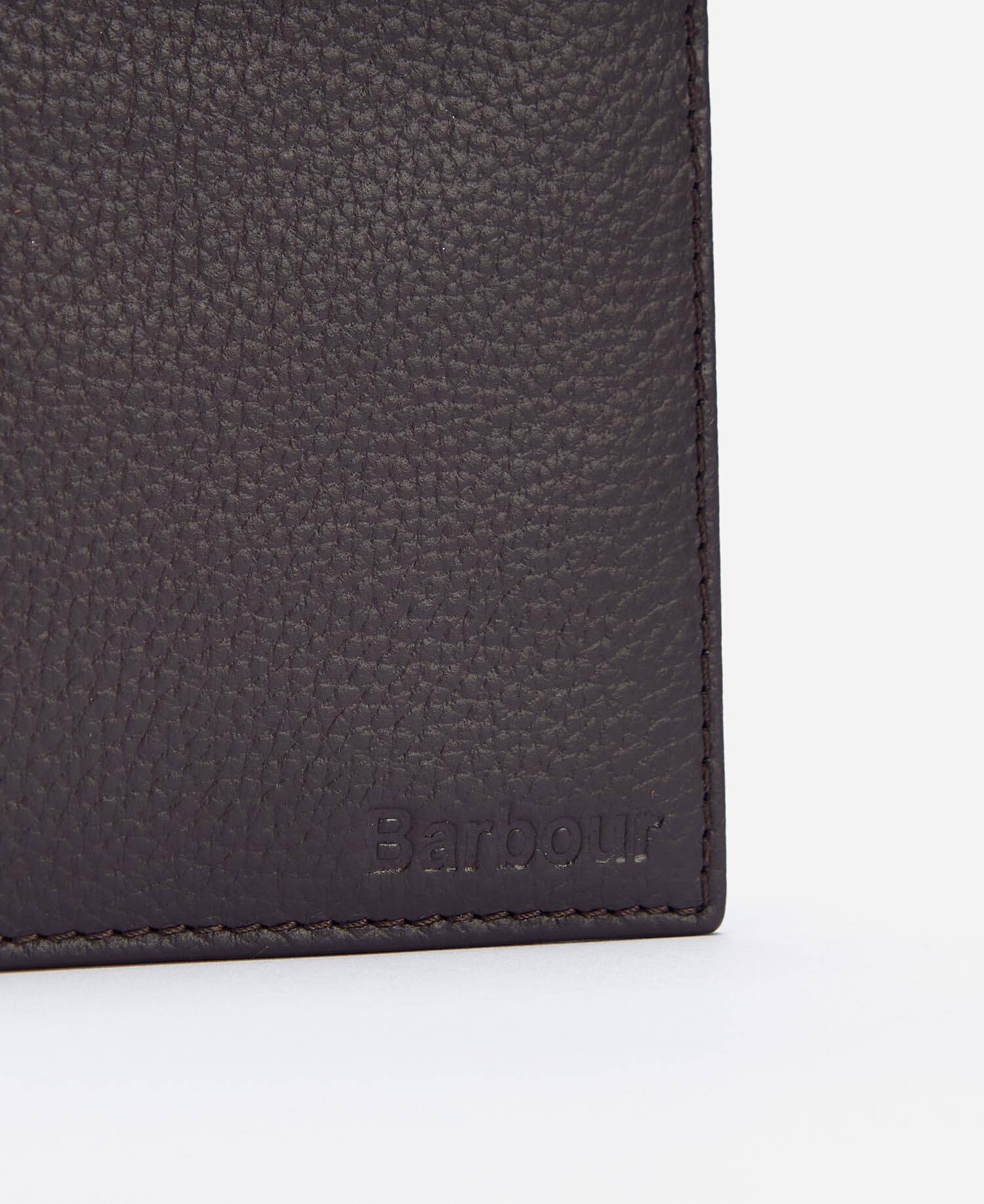Amble Leather Billfold Wallet Dark Brown image number 2