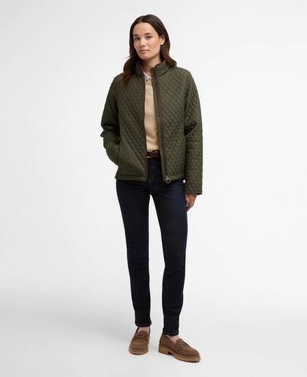Basswood Quilted Jacket Olive