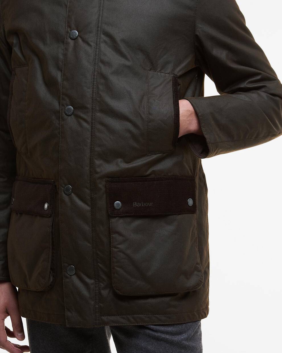 Modern Border Waxed Jacket