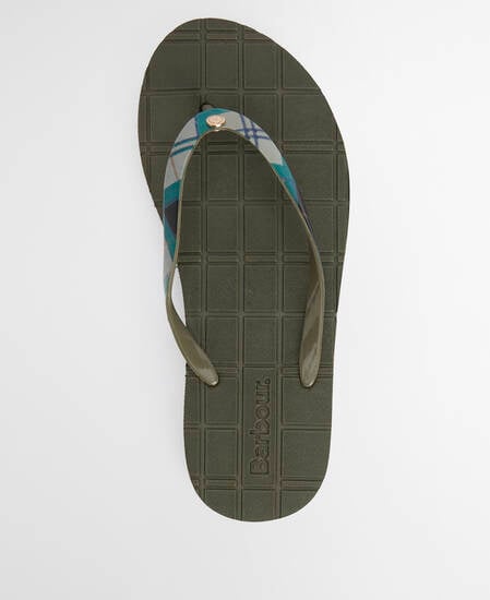 Flip Flops Tilda Olive/Ancient Tartan