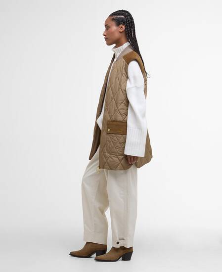 Gilet Lydia Military Brown/Ancient Tartan Gilet Lydia Military Brown/Ancient Tartan