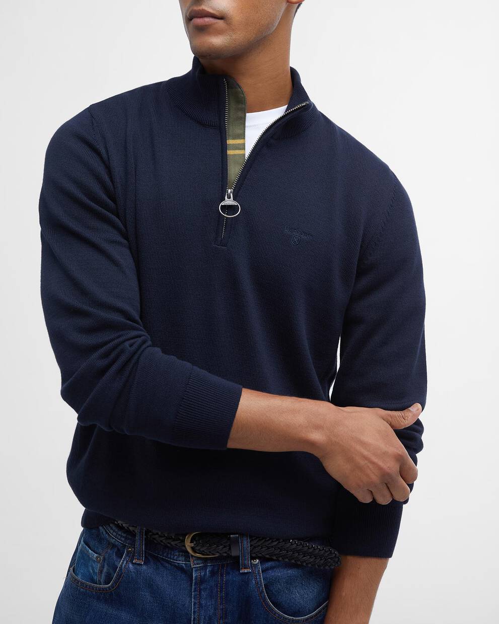 Cotton Half-Zip Jumper