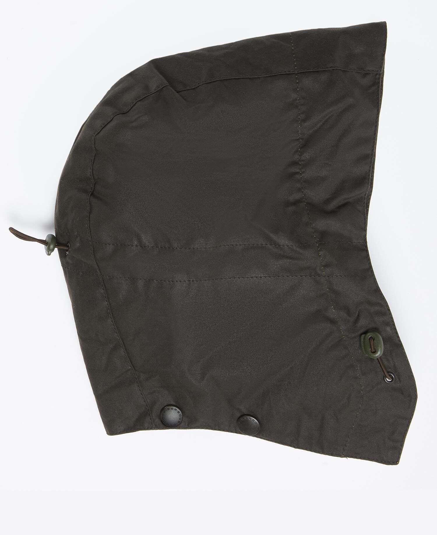 Waxed Storm Hood Olive
