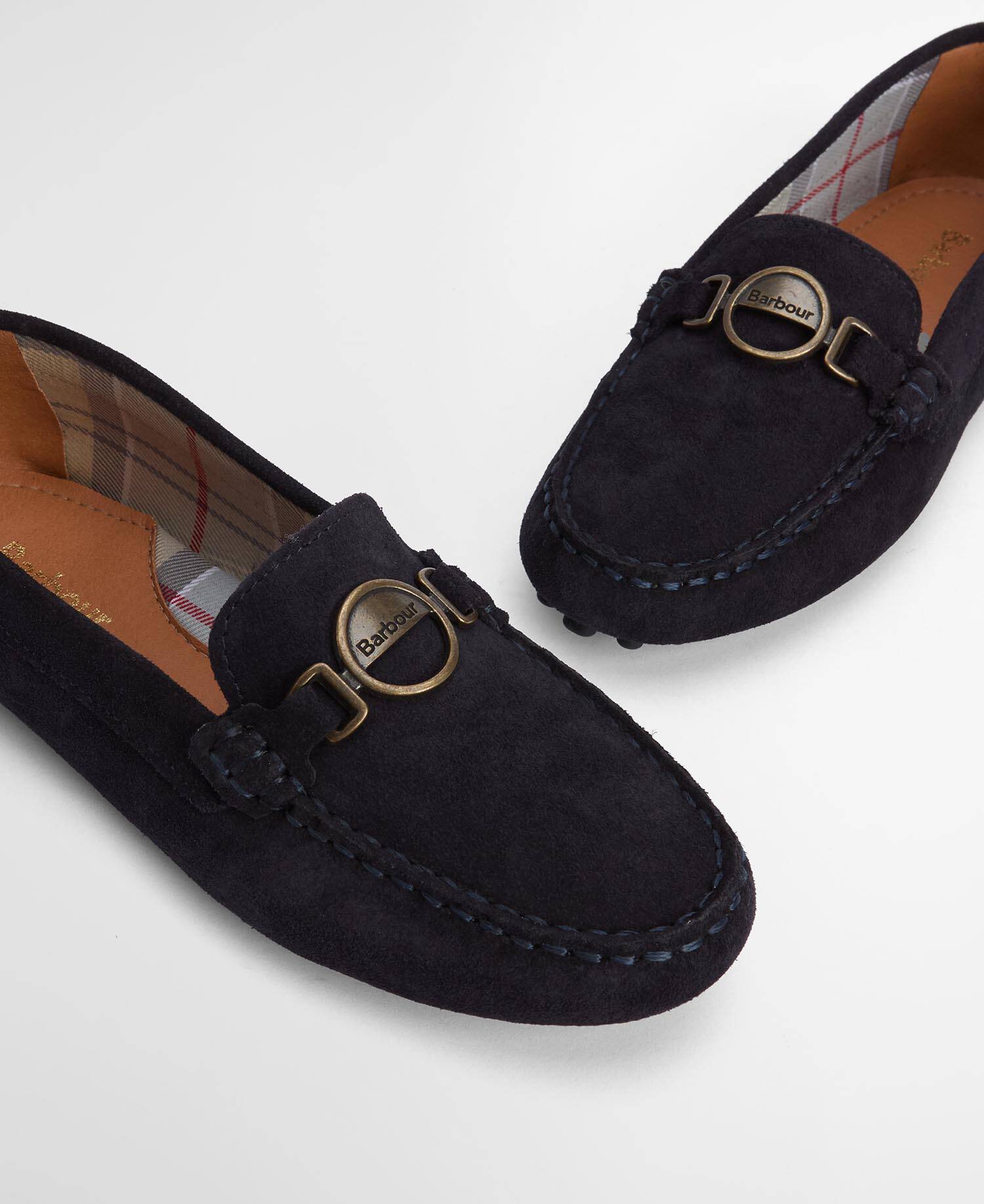 Laire Driving Shoes Navy Suede image number 3