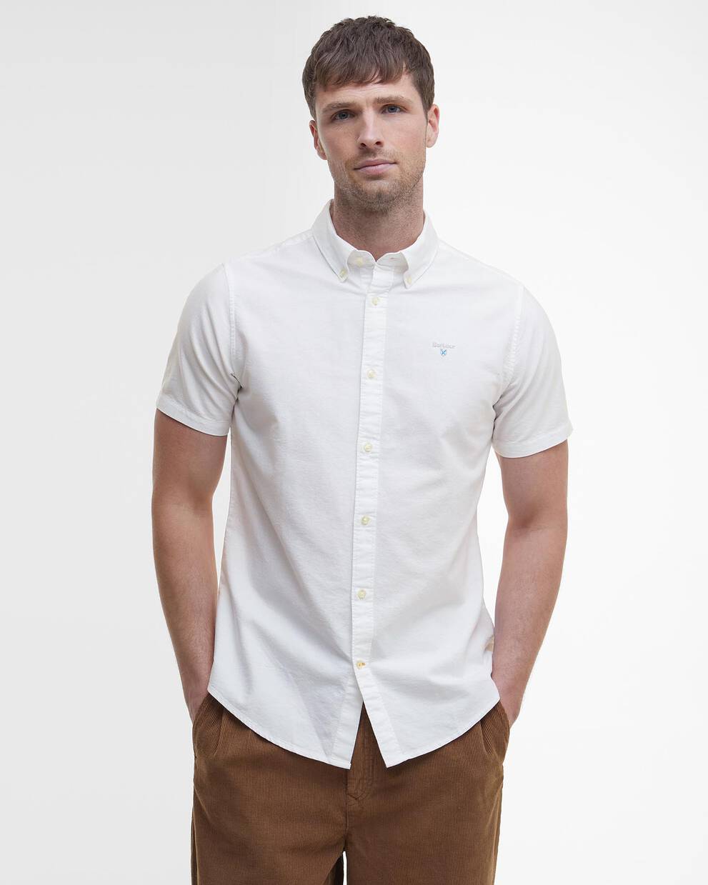 Oxtown Oxford Tailored Short-Sleeved Shirt