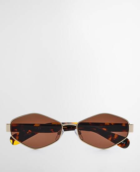 Angular Sunglasses Light Gold