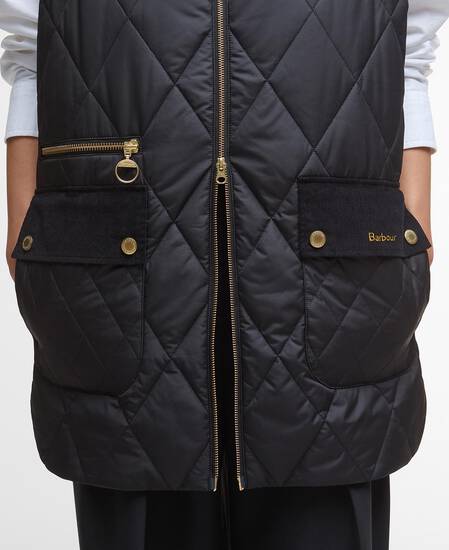 Lydia Gilet Black/Classic Tartan