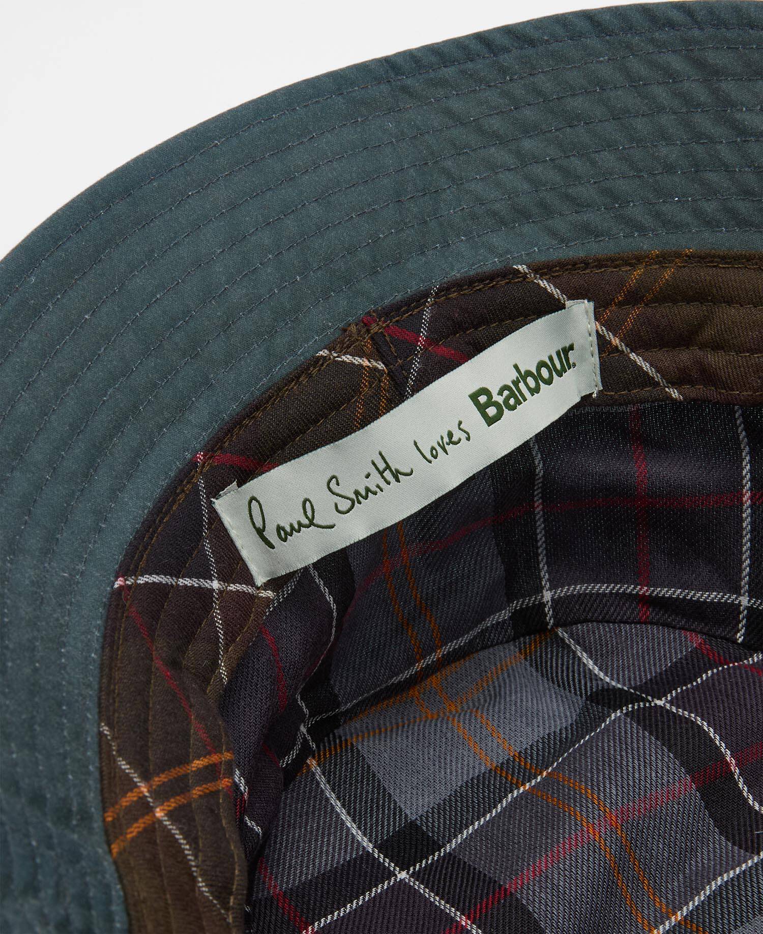 Cappello da pescatore Paul Smith loves Barbour image number 4