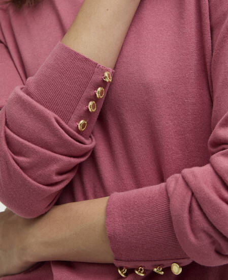 Maglione girocollo Clover Wildberry