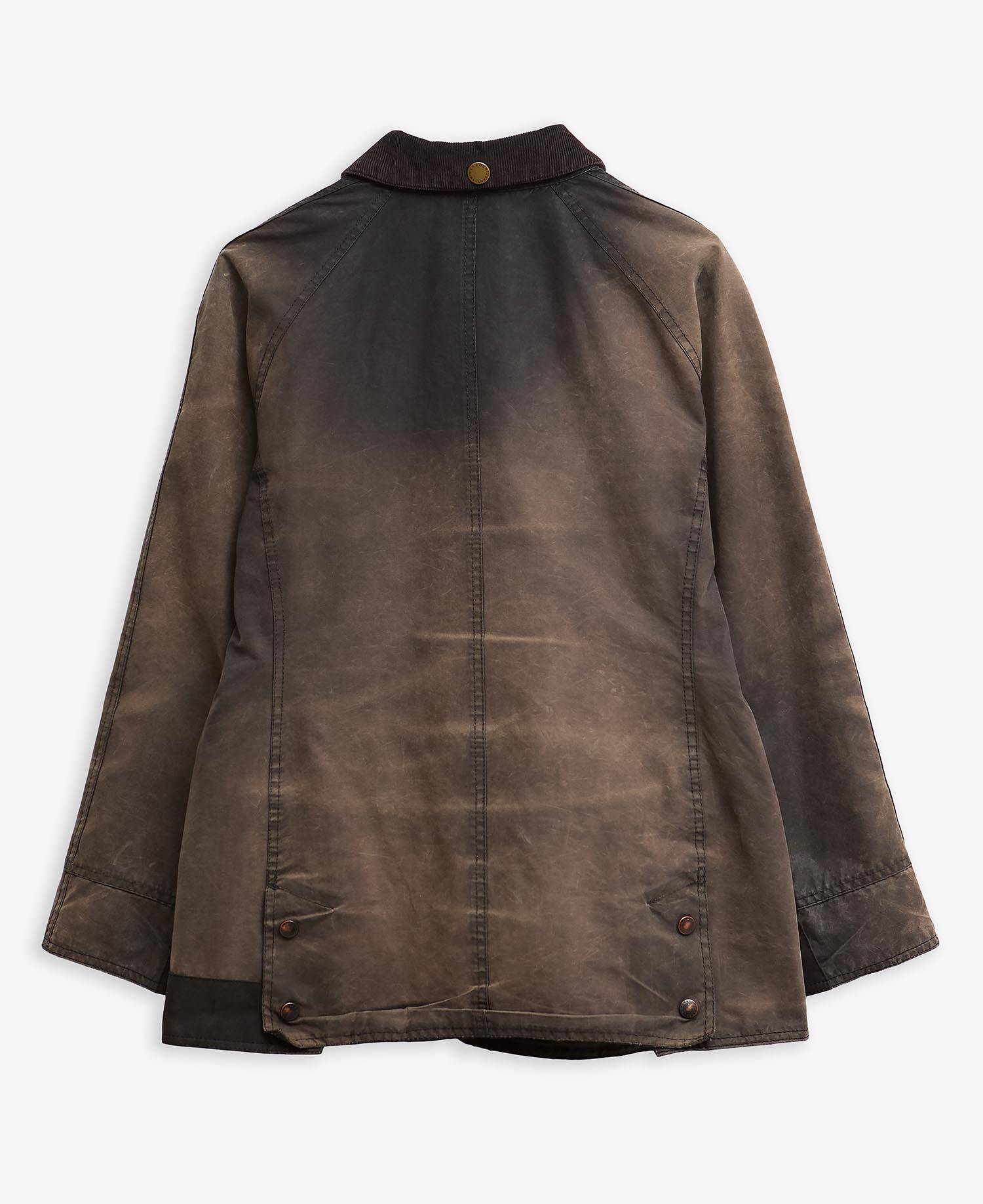 Barbour Re-Loved Beadnell Waxed Jacket - Size 12 Black image number 2