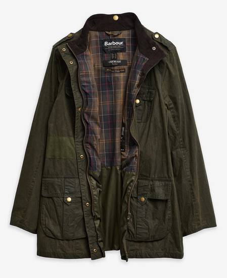 Barbour Re-Loved Defence Waxed Jacket - Size 18 Olive Barbour Re-Loved Defence Waxed Jacket - Size 18 Olive