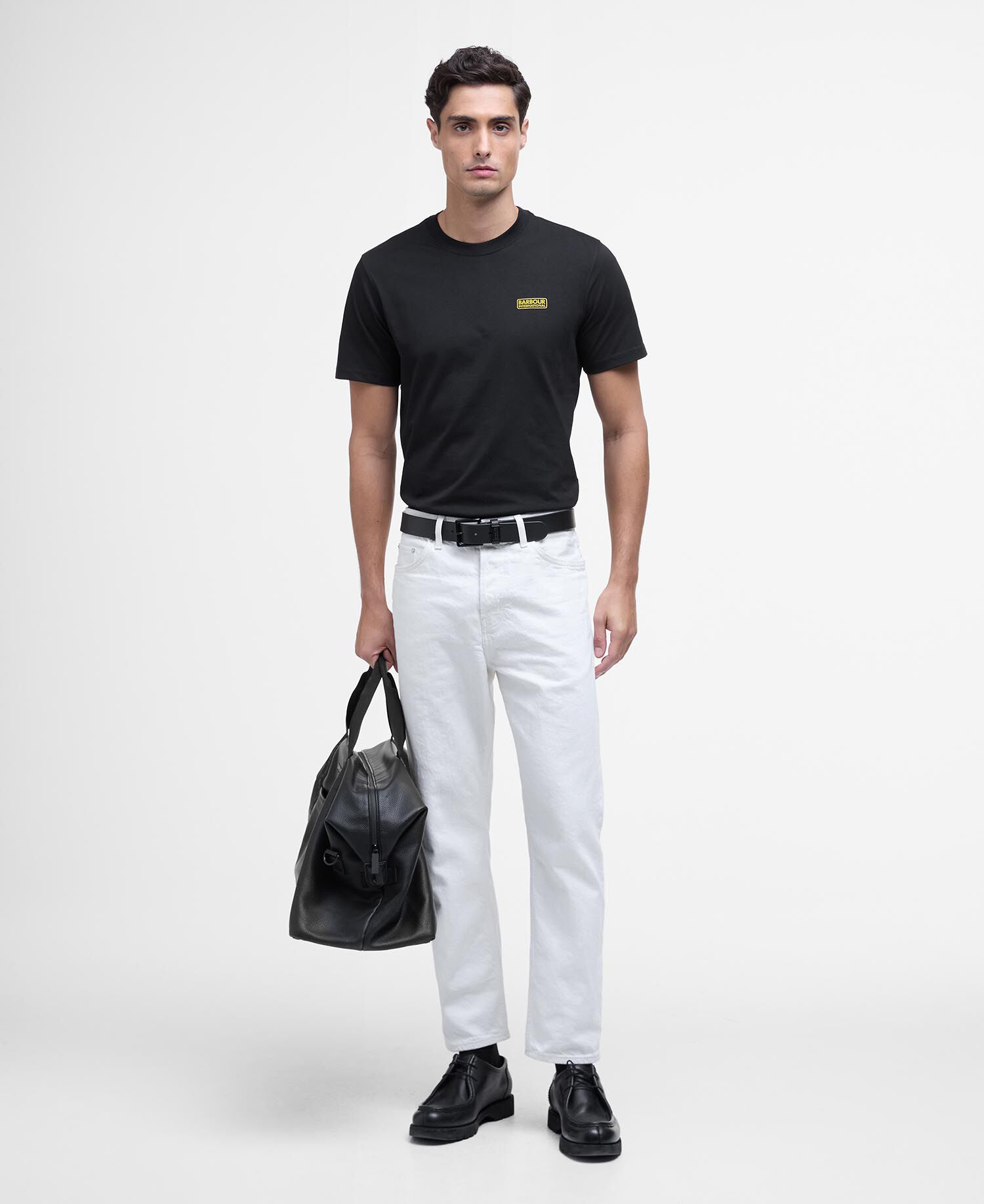 Small Logo T-Shirt Black-Yellow