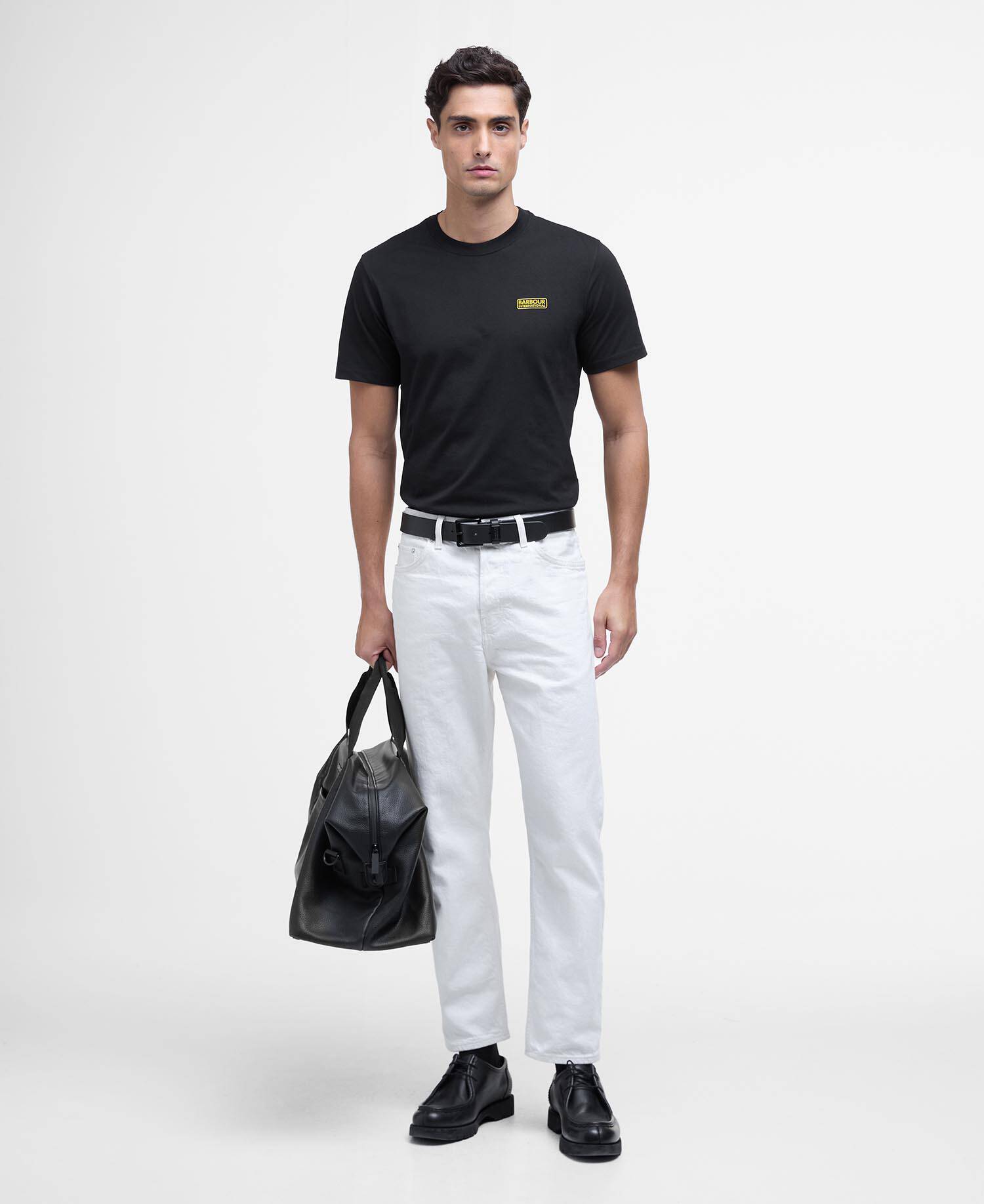 Small Logo T-Shirt Black-Yellow image number 1