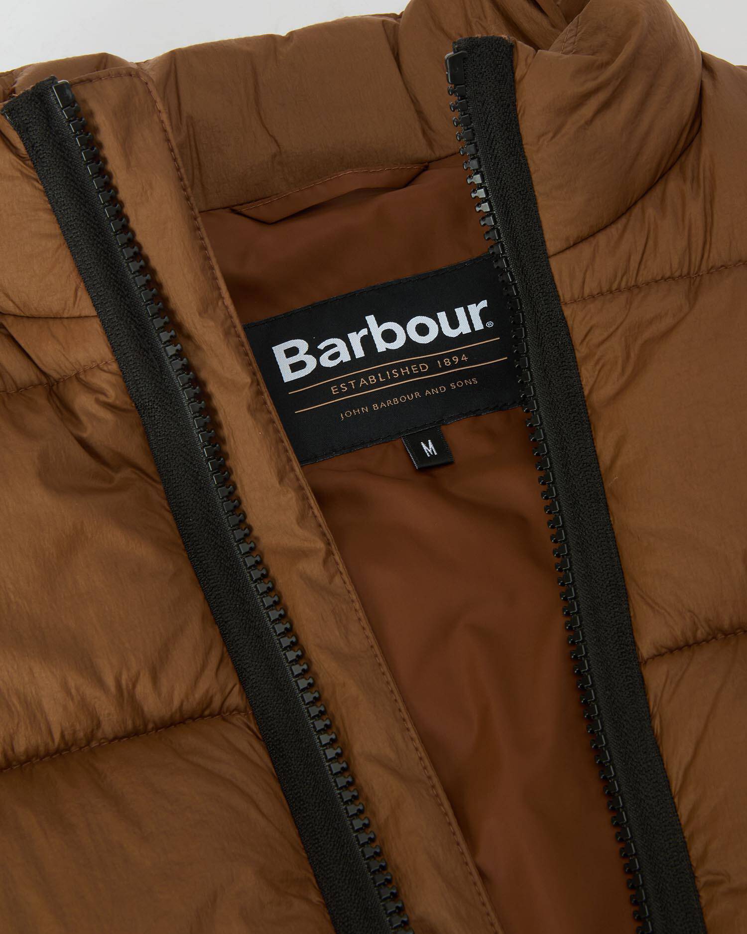 Offshore Quilted Gilet Umber image number 5