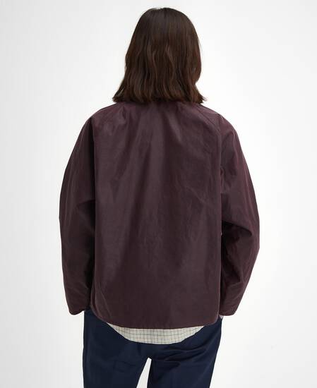 Transport Waxed Jacket Bordeaux