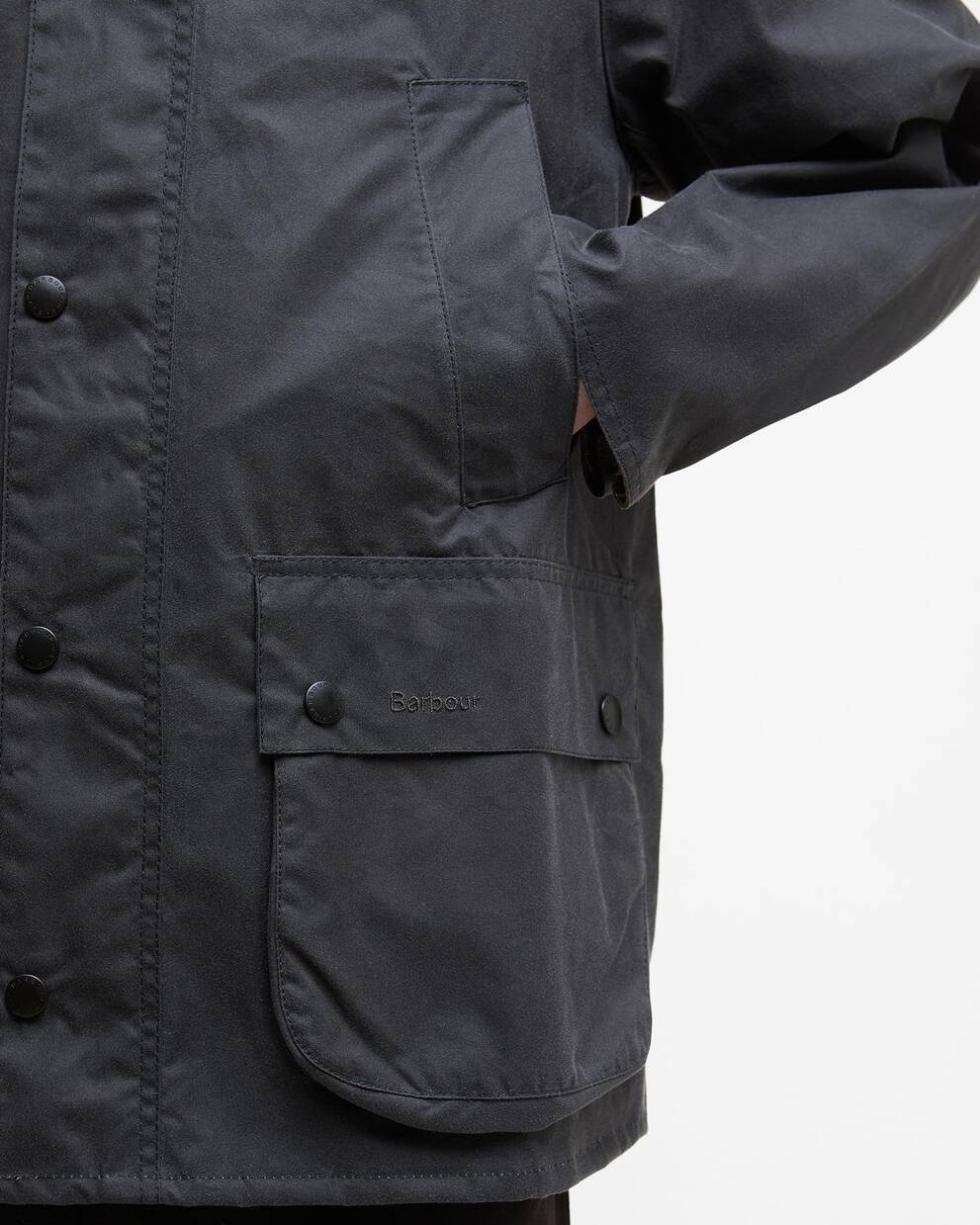 Oversized Bedale Waxed Jacket