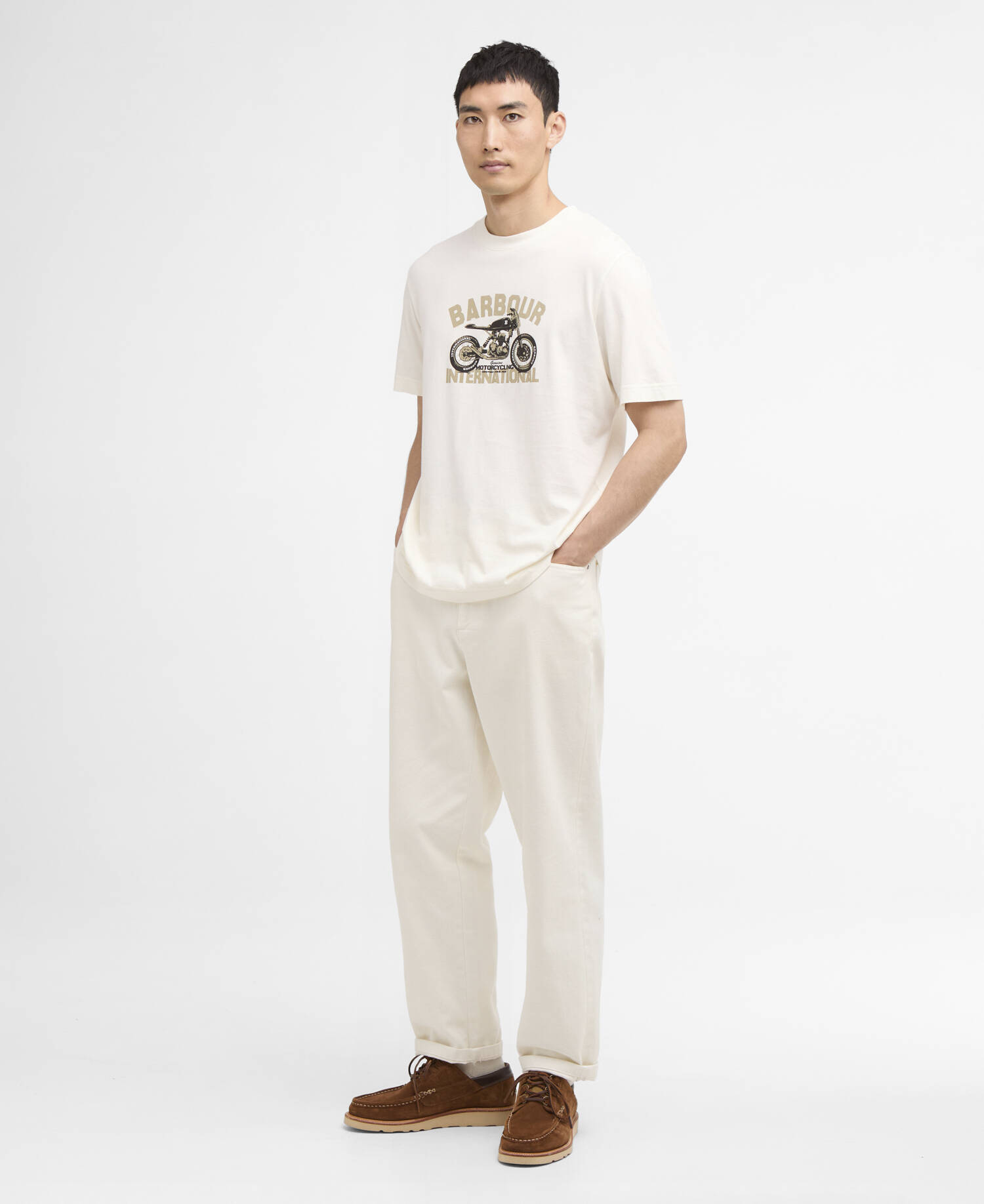 T-shirt con stampa Shifter Whisper White image number 1