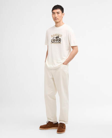 T-Shirt Shifter Graphic Print Whisper White