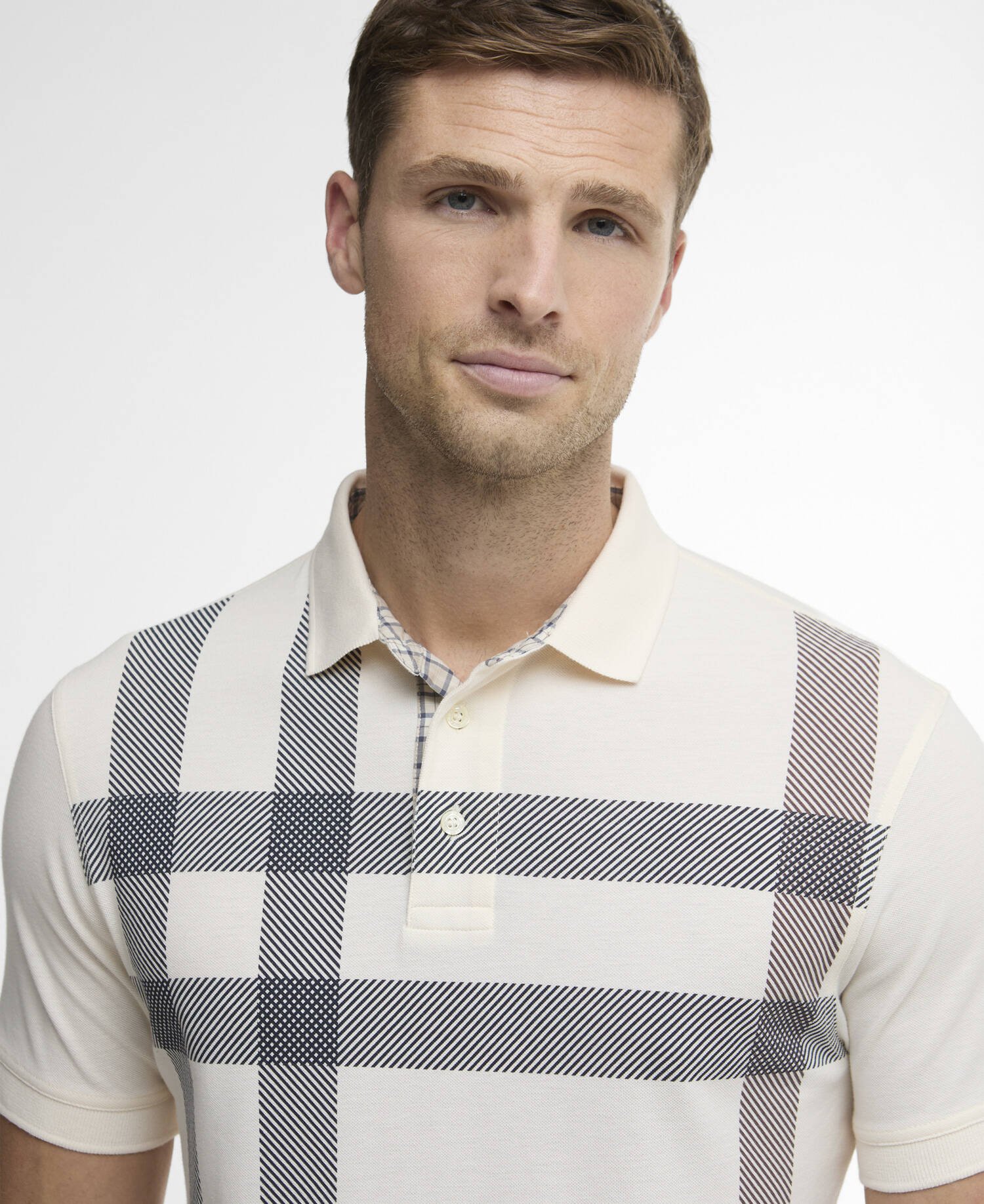 Blaine Tartan Short-Sleeved Polo Shirt image number 3