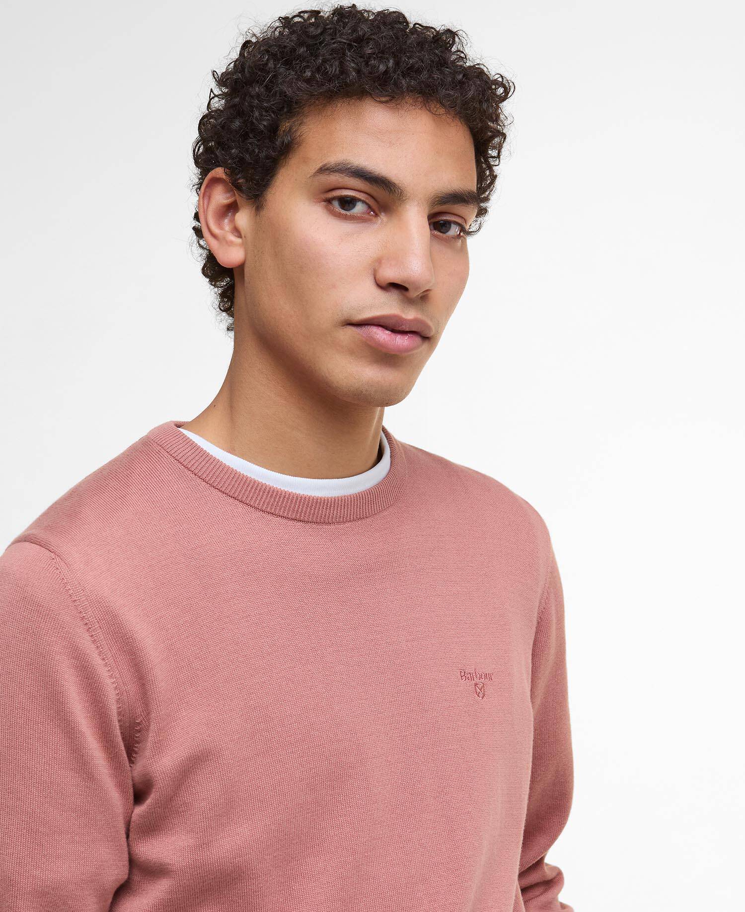 Pima Cotton Crew Neck Jumper image number 3