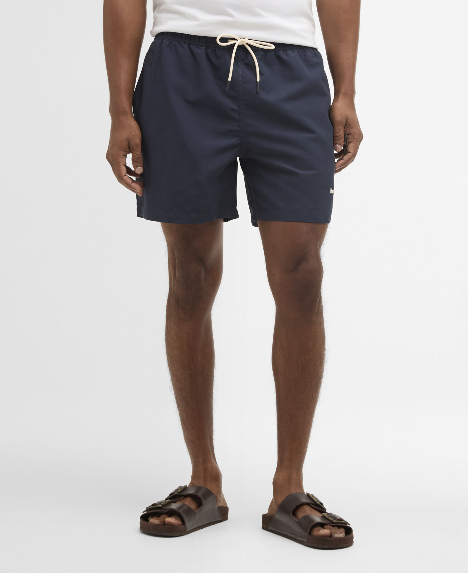 Water Reactive Tartan Swim Short Navy