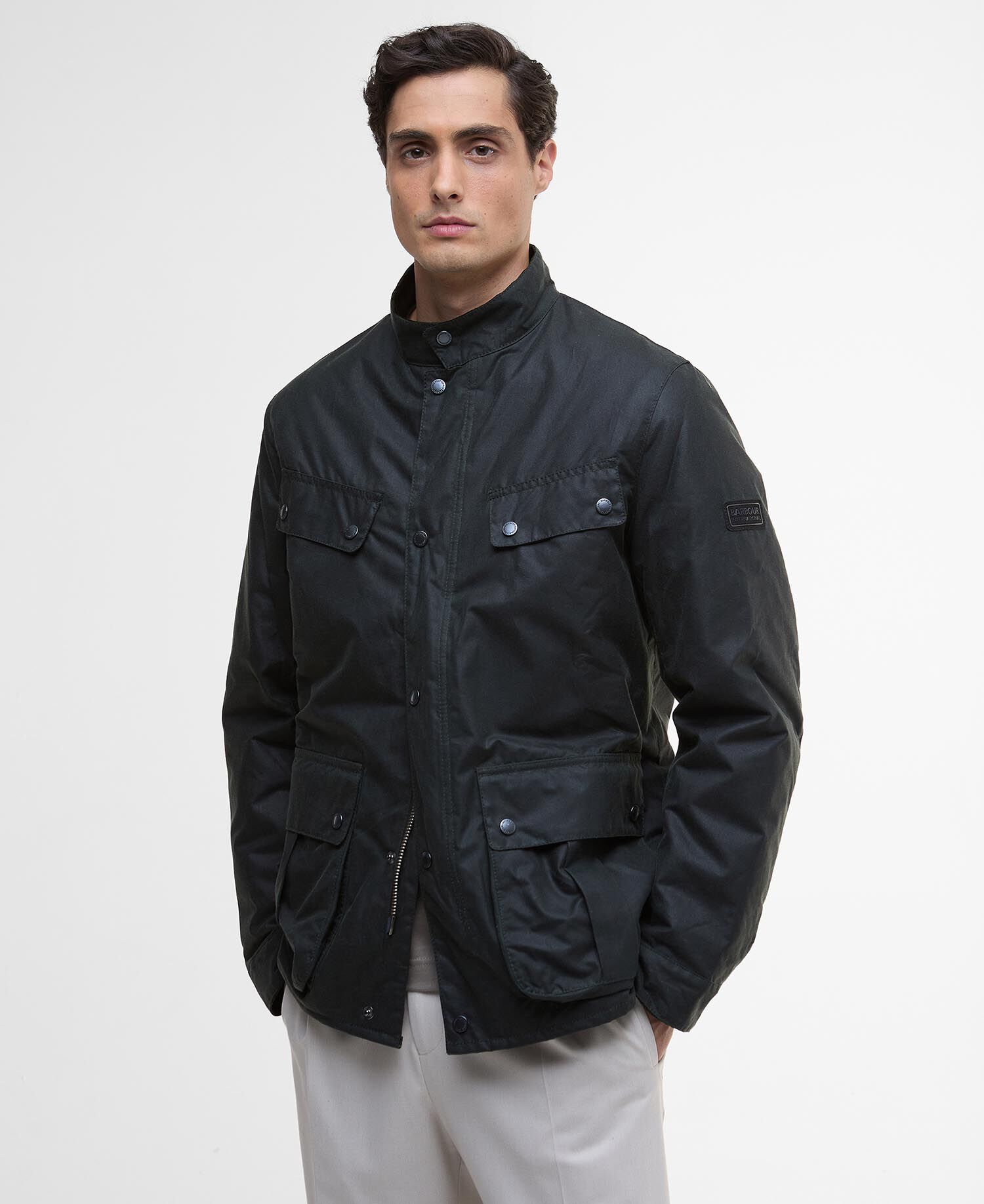 Buy Dukeley Waxed Jacket for N/A 0.0 | BARBOUR_ROW