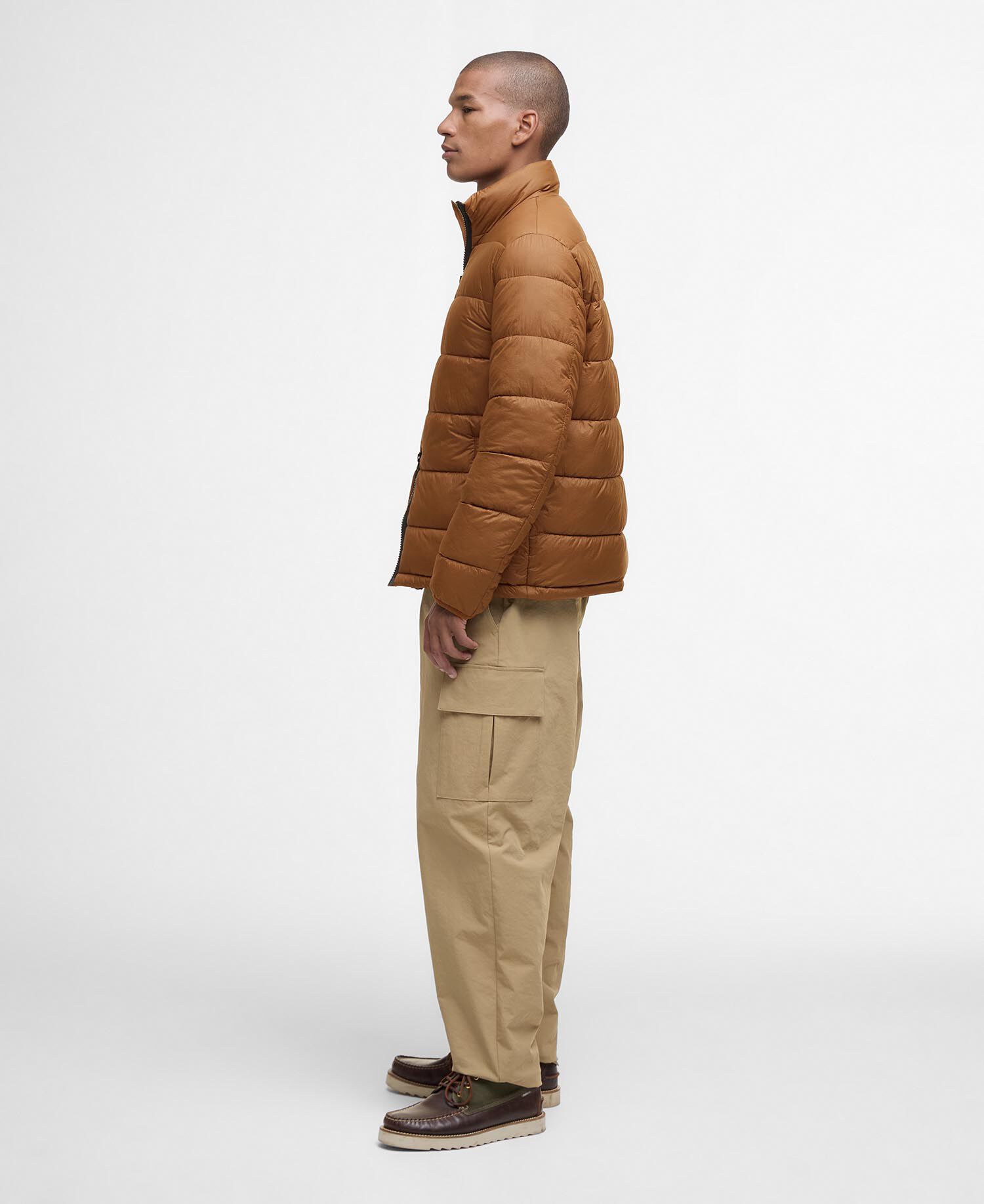 Offshore Quilted Jacket Umber