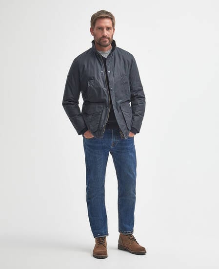 Hereford Waxed Jacket Classic Navy
