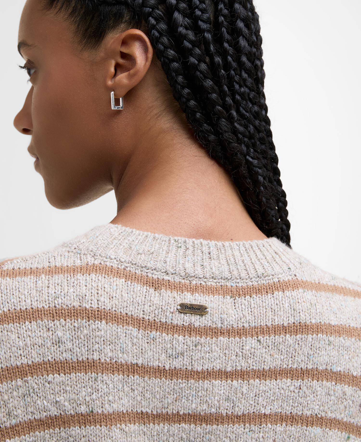 Claydon Striped Crew Neck Jumper image number 4