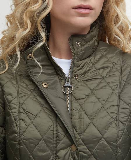 Flyweight Cavalry Quilted Jacket Olive