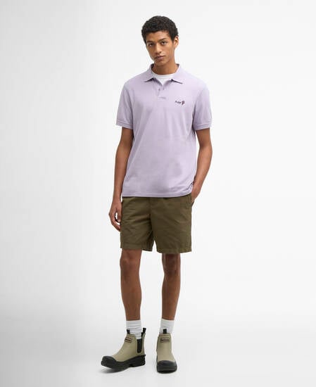 Comebe Tailored Polo Shirt Heather Mist