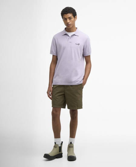 Comebe Tailored Polo Shirt Heather Mist