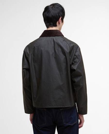 Spey Slim Waxed Jacket Olive