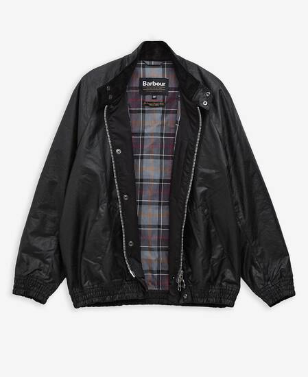 Blouson Transport Waxed Jacket Black