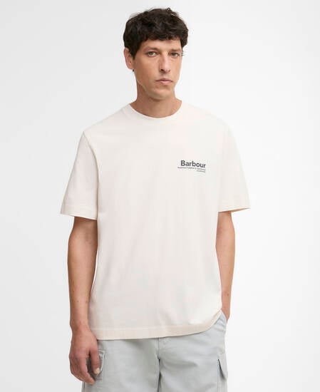 T-shirt con stampa Wildfell dalla vestibilit&agrave; comoda Neutral