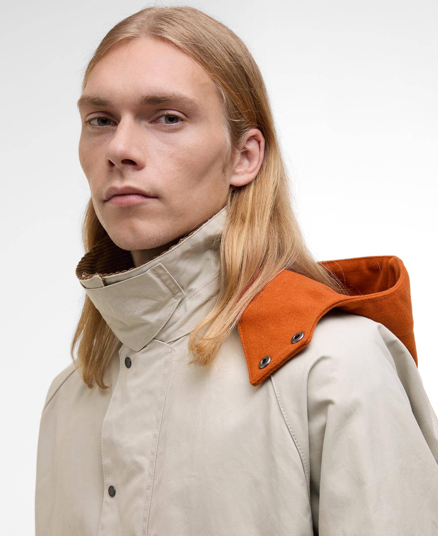 Giacca casual Cruiser Barbour x Kaptain Sunshine Clay image number 4