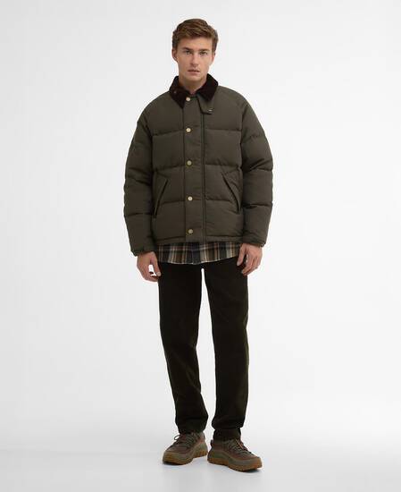Barbour x SOREL Oversized Transport Puffer Jacket Archive Olive