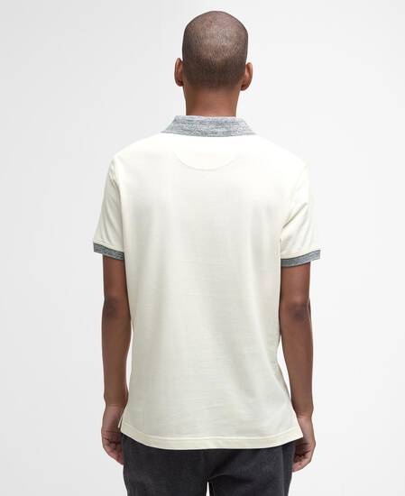 Marlton Tailored Short-Sleeved Polo Shirt Whisper White