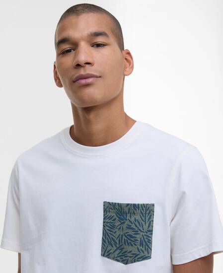 T-Shirt con taschino Jackstone Whisper White
