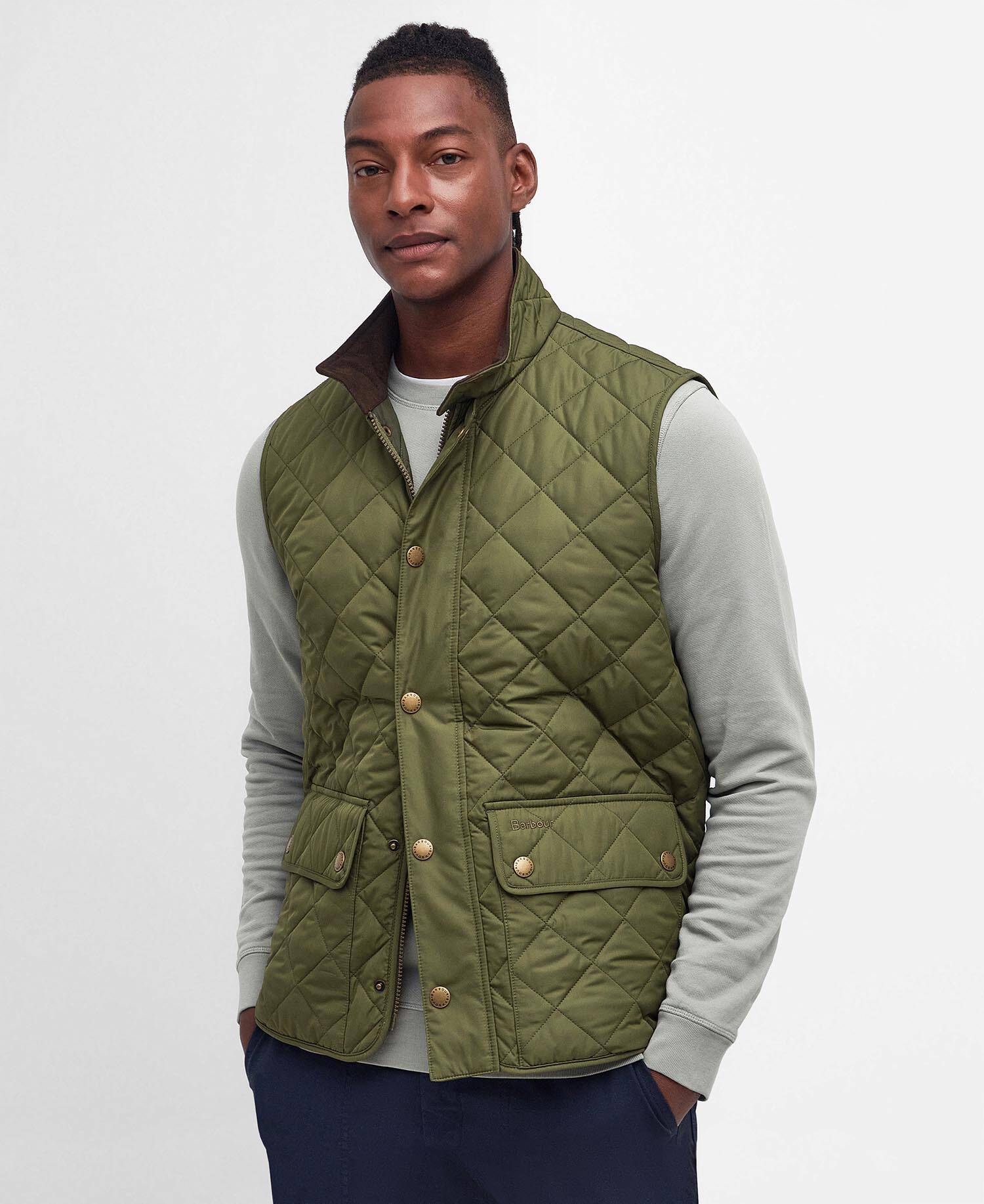 Lowerdale Gilet Dark Moss image number 0