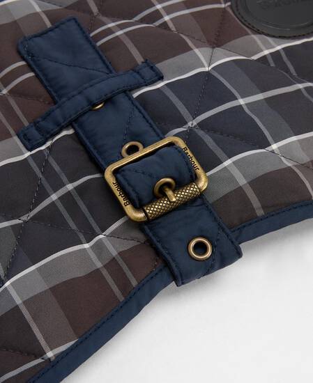 Tartan Dog Coat Midnight Oak