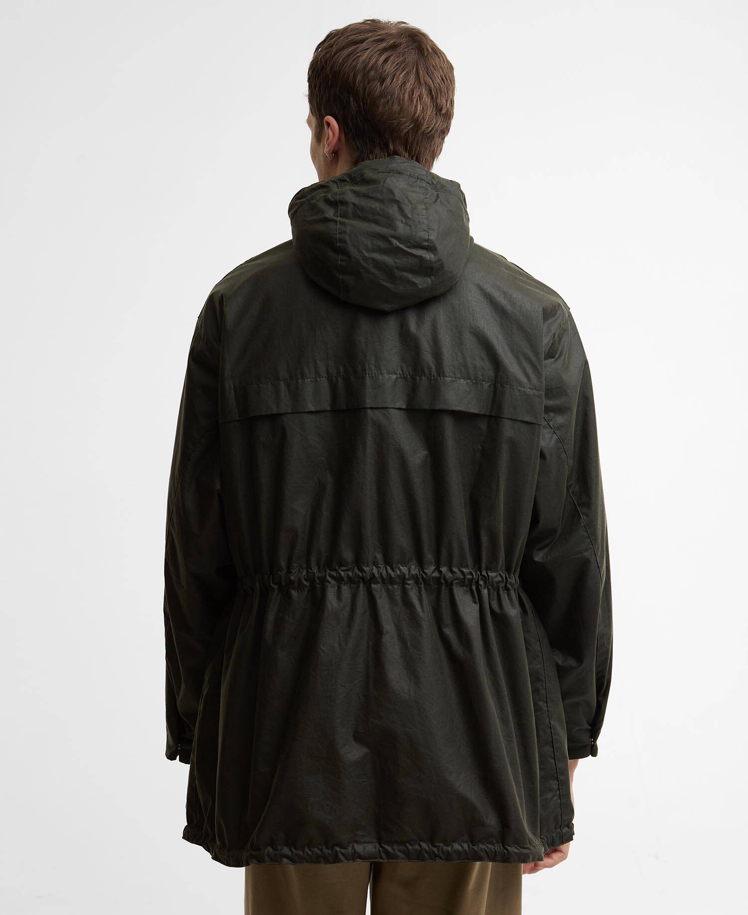 Paul Smith Loves Barbour Durham Waxed Jacket Archive Olive image number 2