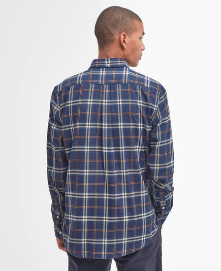 Crossfell Tailored Long-Sleeved Shirt Classic Blue