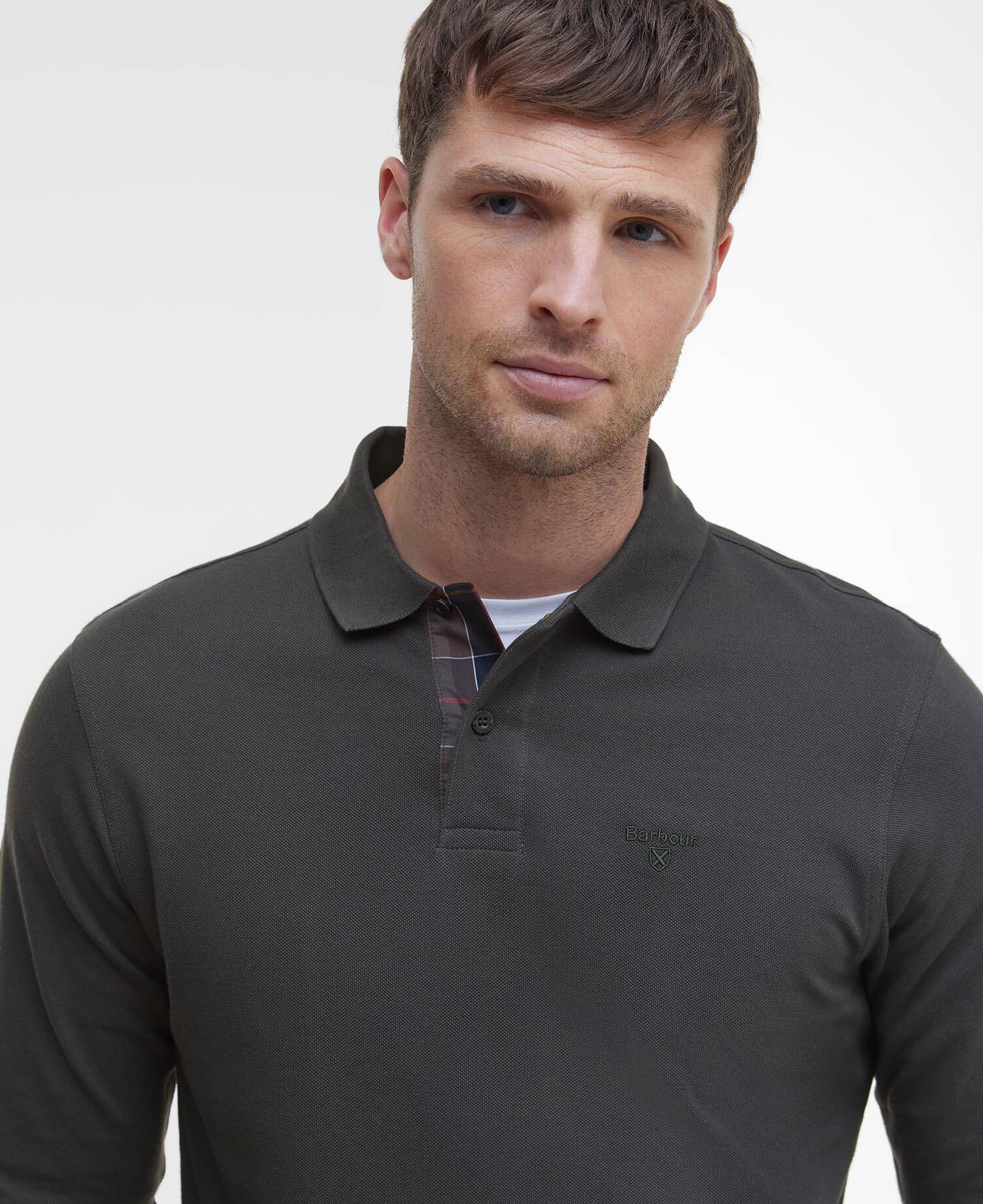 Essential Long-Sleeved Polo Shirt image number 3