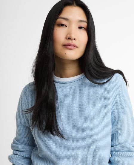 Fawley Crew Neck Jumper Celestial Blue